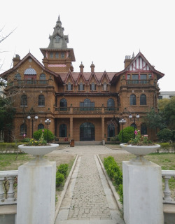 民国老上海上海影视乐园建筑高清图片
