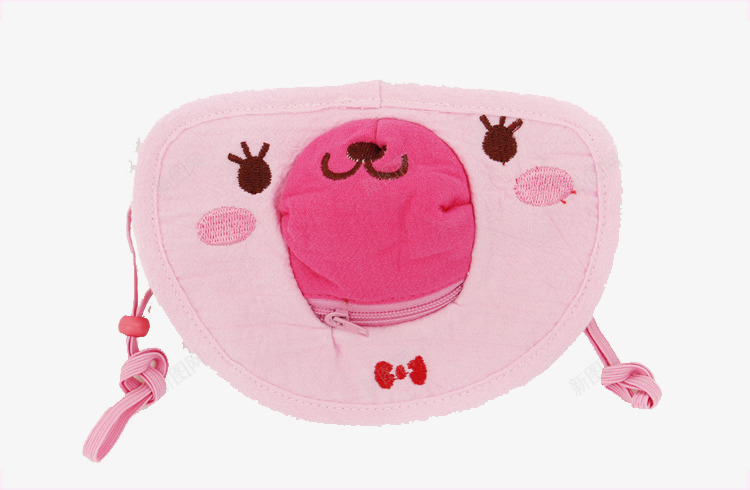 粉色口罩动物图案png免抠素材_新图网 https://ixintu.com 保暖 口罩 可爱 粉色