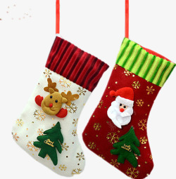 圣诞装饰袜素材
