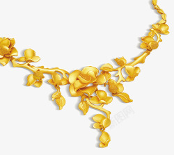 金银珠宝首饰金项链高清图片