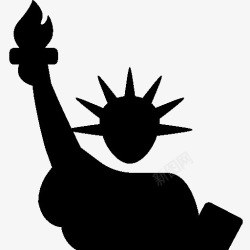 YORK旅行自由女神像图标高清图片