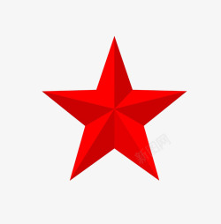 红色五角星盾牌红星高清图片