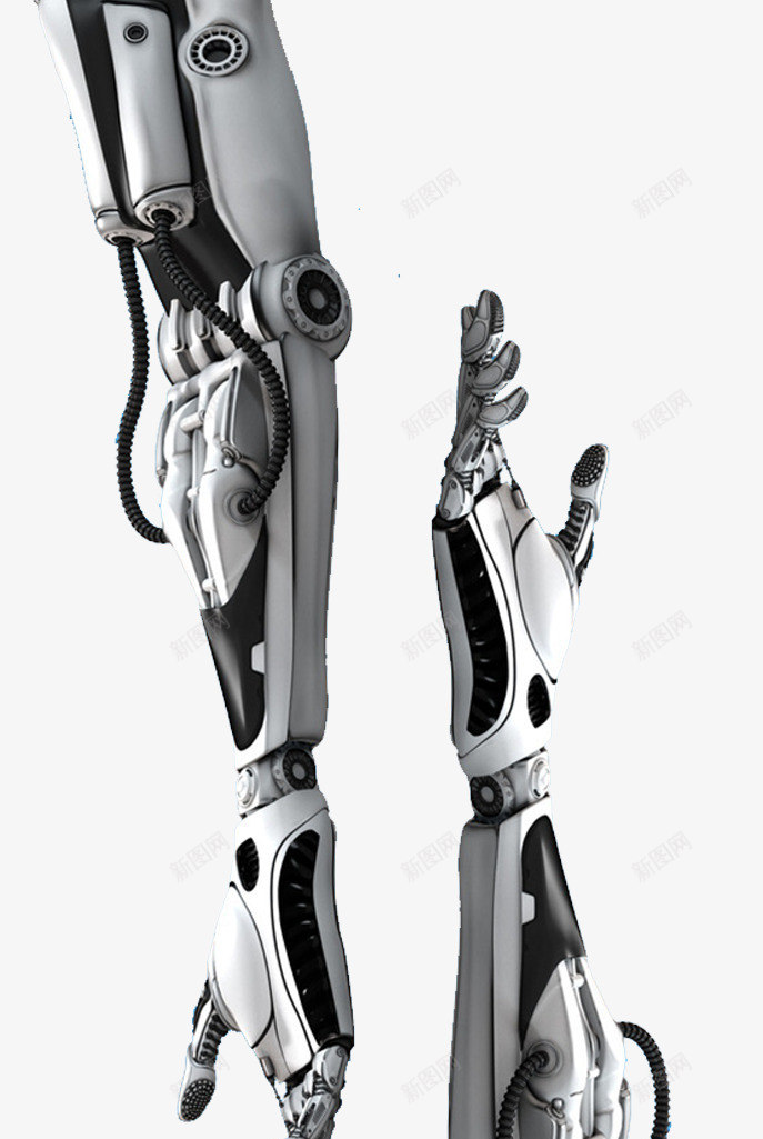智能科技机器人手臂psd免抠素材_新图网 https://ixintu.com 传感器 工业科技 拍摄 智能 机器人手 机械 机械手臂