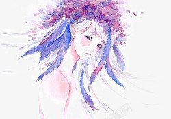 文艺插图素材