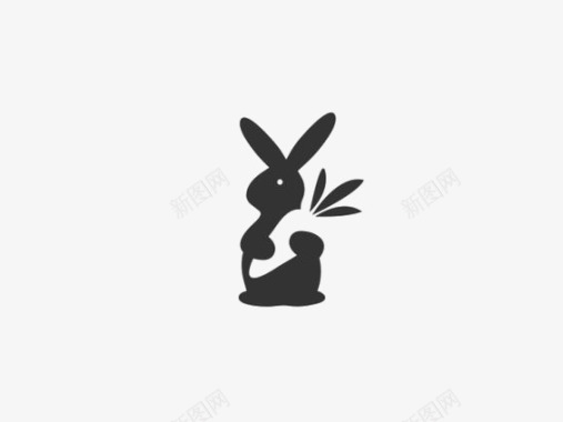 兔子气球兔子LOGO图标图标