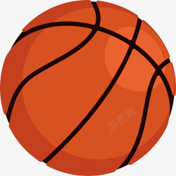 篮球动图红色的篮球矢量图高清图片