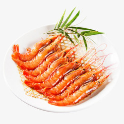 美味诱人的海鲜虾素材