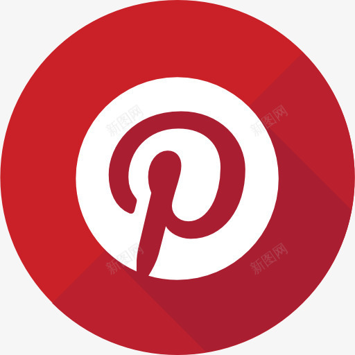 Pinterest图标png_新图网 https://ixintu.com Pinterest 品牌 品牌和标志 标志 标识 社交媒体 社交网络