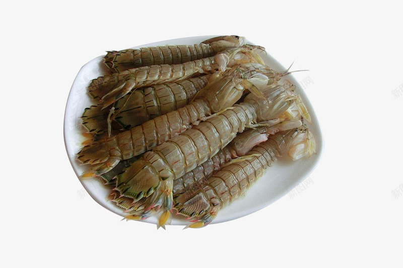 生鲜皮皮虾png免抠素材_新图网 https://ixintu.com 大海 海鲜 生鲜 皮皮虾 盘子 虾婆婆 食物