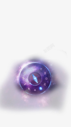 天蝎座星座梦幻紫紫色梦幻高清图片