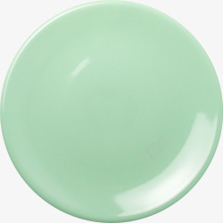 淡雅绿色淡绿色瓷盘高清图片
