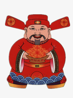 财神驾到素材