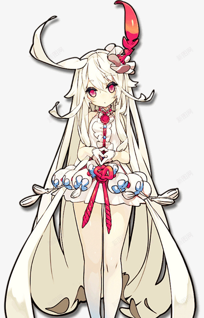 兔耳朵少女png免抠素材_新图网 https://ixintu.com 兔耳 卡通 少女