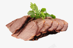 好吃肉类小叶子美味五香酱牛肉高清图片
