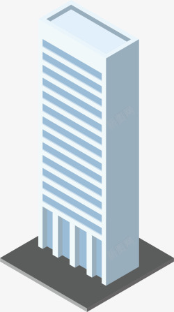 白色高楼高高的大楼矢量图高清图片