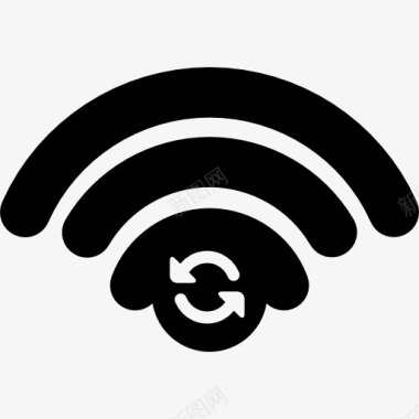 WiFi连接刷新标志图标图标
