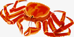红烧螃蟹素材