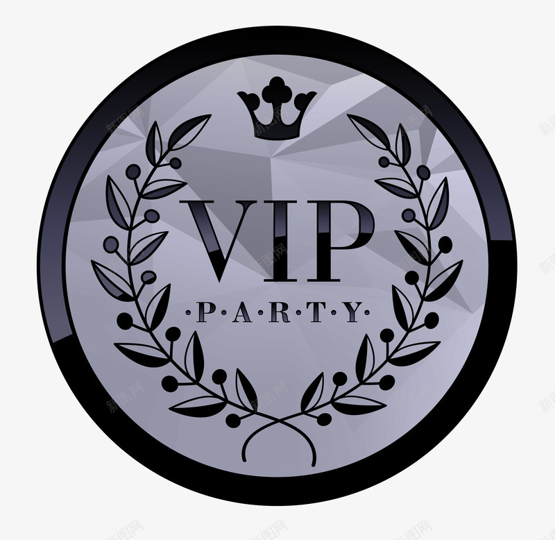 VIP标志png免抠素材_新图网 https://ixintu.com VIP 会员 会员素材 标志 标志素材 矢量素材