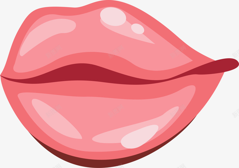 粉色性感嘴唇png免抠素材_新图网 https://ixintu.com 免抠PNG 唇彩 嘴唇 性感 粉色 红唇 装饰图案