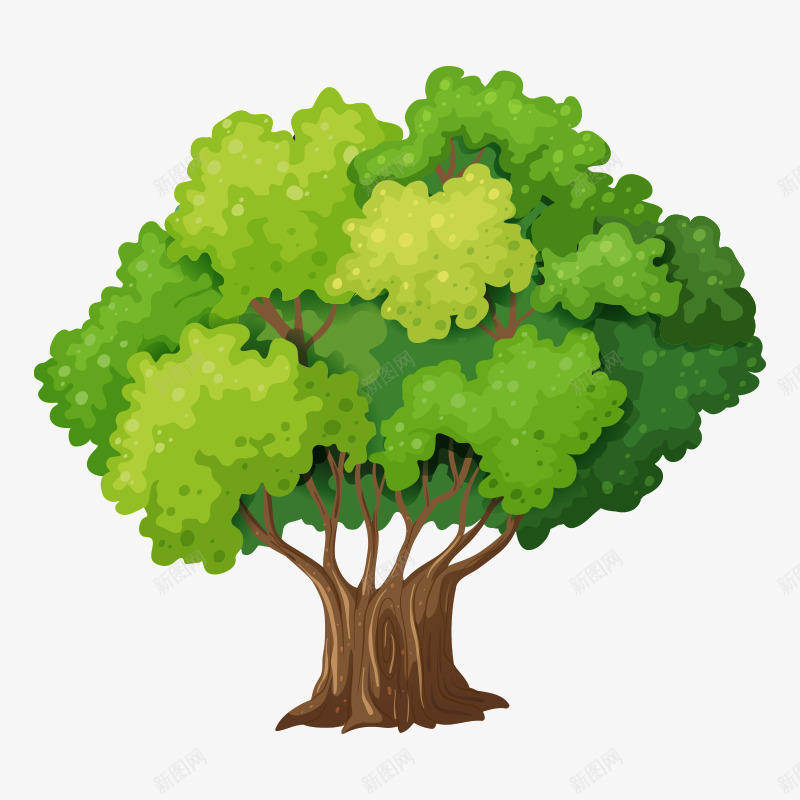 树树木png免抠素材_新图网 https://ixintu.com 四季树 木 树 树木 树林 植物 绿色 绿色植物 花草树
