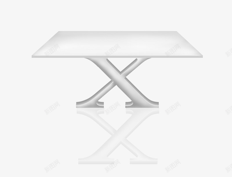 现代支架桌子png免抠素材_新图网 https://ixintu.com 产品实物 办公质感桌子 双十一桌子 现代风格桌子效果图 白色桌子质感