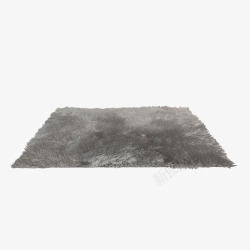 浅色绒毛地毯灰色绒毛北欧地毯高清图片
