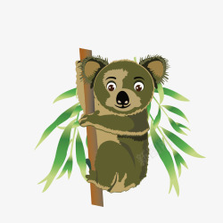 动物树袋熊矢量图素材