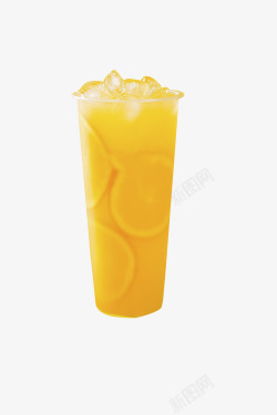 奶茶灯片背景鲜橙汁美味的实物高清图片