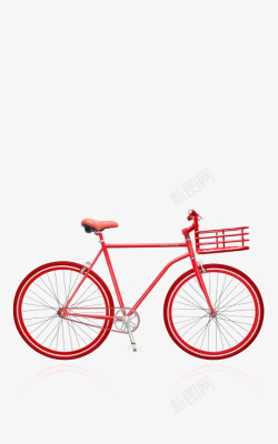 红色单车素材