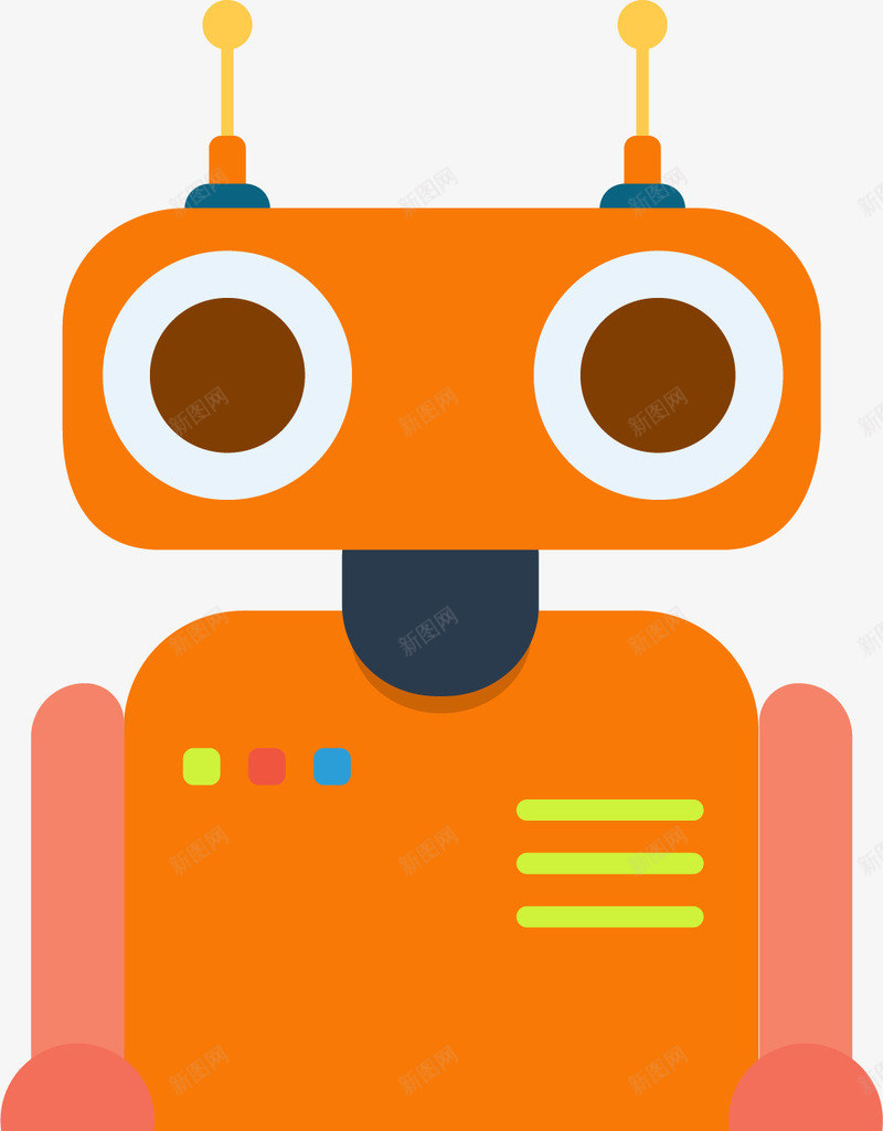 卡通拼凑机器人png免抠素材_新图网 https://ixintu.com 儿童玩具 卡通玩具 幼儿玩具 机器人 玩具 矢量玩具