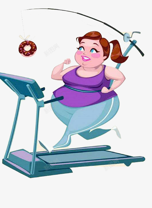 减肥的女生png免抠素材_新图网 https://ixintu.com 减肥 坚强 坚持 女生 设计 跑步