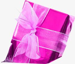 紫色精致礼物包装丝带素材
