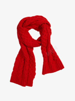 温暖围巾红色围巾高清图片