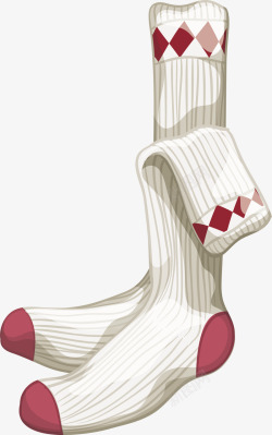 条纹袜白色条纹长筒袜高清图片