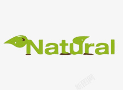 nature绿色字体素材