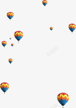 热气球摄影摄影飞在空中热气球高清图片