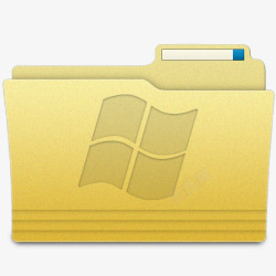 Windows操作系统文件夹Windows文件夹图标高清图片