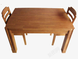 橡木家具橡胶木桌子高清图片