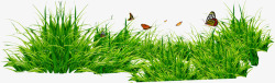 植物密集背景路边的小草绿色高清图片