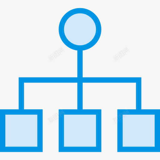 组织图标png_新图网 https://ixintu.com SEO和网络 业务接口 包含关系 图 层次结构 秩序 等级 组织