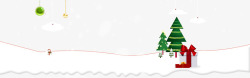 新年雪景圣诞节背景高清图片