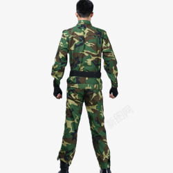 军训服装迷彩服素材