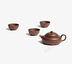 组合式茶壶茶杯茶具高清图片