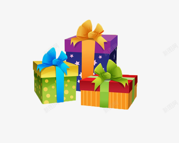 多个礼物盒png免抠素材_新图网 https://ixintu.com 包装盒 多个 礼物 礼物盒 节日