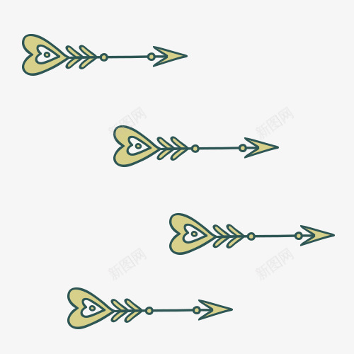 手绘情人箭集psd免抠素材_新图网 https://ixintu.com 丘比特之箭 情人节 情侣 爱 箭头 集合 飞行