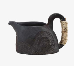 粗陶茶壶素材