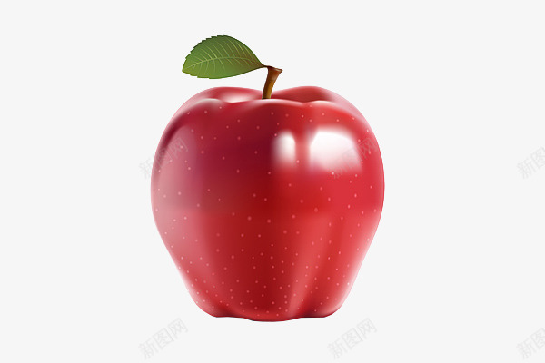 3d水果png免抠素材_新图网 https://ixintu.com 3d 3d水果矢量图 手绘 手绘图片 手绘水果图片 新鲜 红苹果 绿叶 食物 食物图片 食物素材