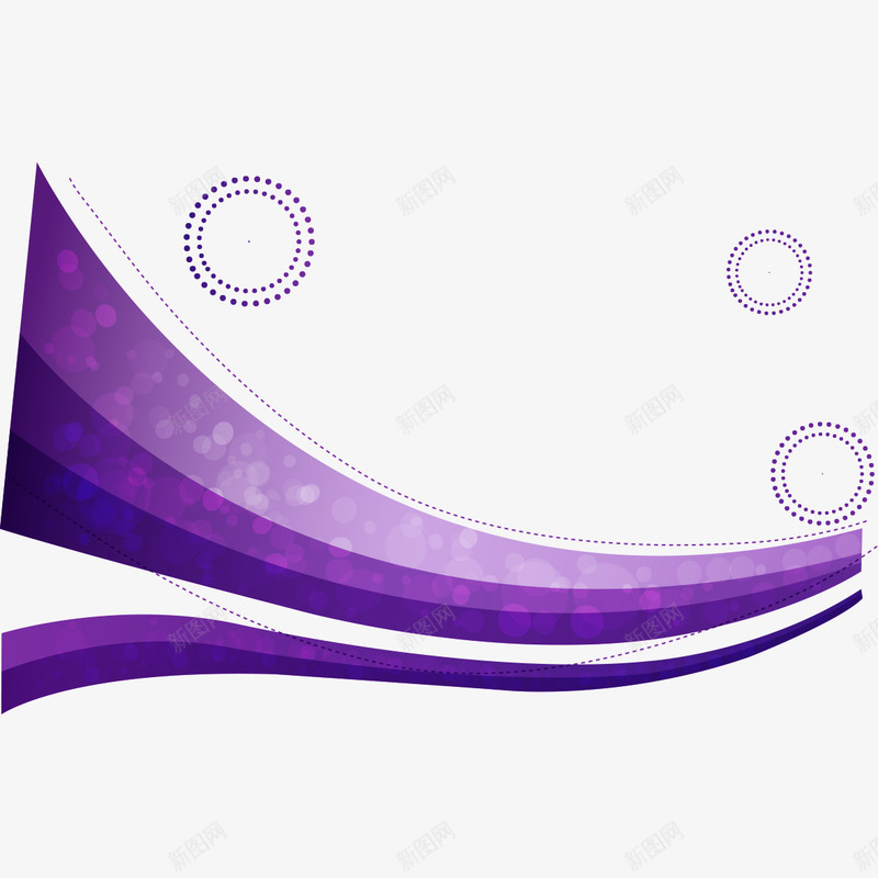 紫色花纹丝带png免抠素材_新图网 https://ixintu.com 紫色 紫色花纹 花纹 花纹丝带