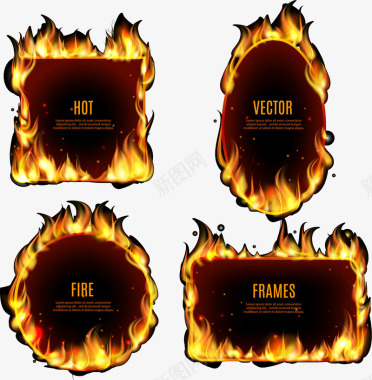 火焰框架图标图标