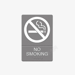Smoking艺术字扁平化禁止吸烟标识图标高清图片